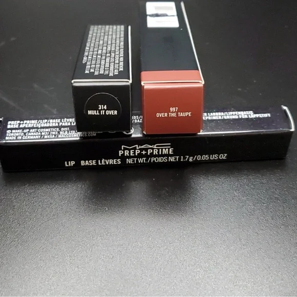 NEW NWT, MAC Prep + Powder Kiss Lip 3 Piece Set : Neutral, Created for Macy’s - Picture 3 of 7